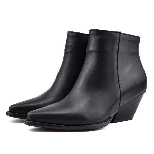 women short boots pointed 2019 women's high heel ankle boot large size shoes autumn winter boots for women, Black
women short boots pointed 2019 women's high heel ankle boot large size shoes autumn winter boots for women, Black
