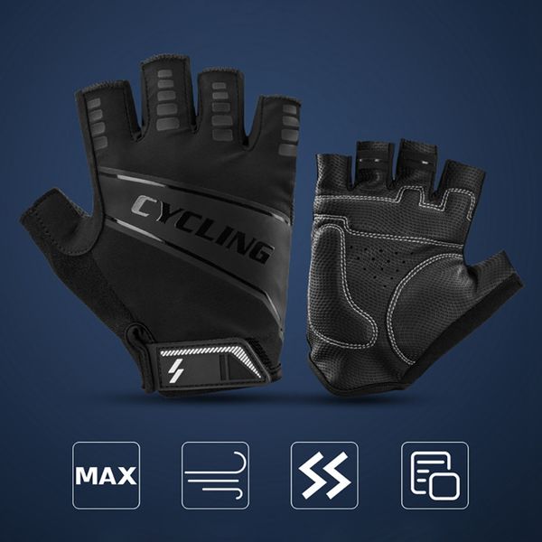 cycling bike half short finger gloves anti-skid gloves cycling riding motorcycle equipment sports mitt fingerless gloves zl07, Black
cycling bike half short finger gloves anti-skid gloves cycling riding motorcycle equipment sports mitt fingerless gloves zl07, Black