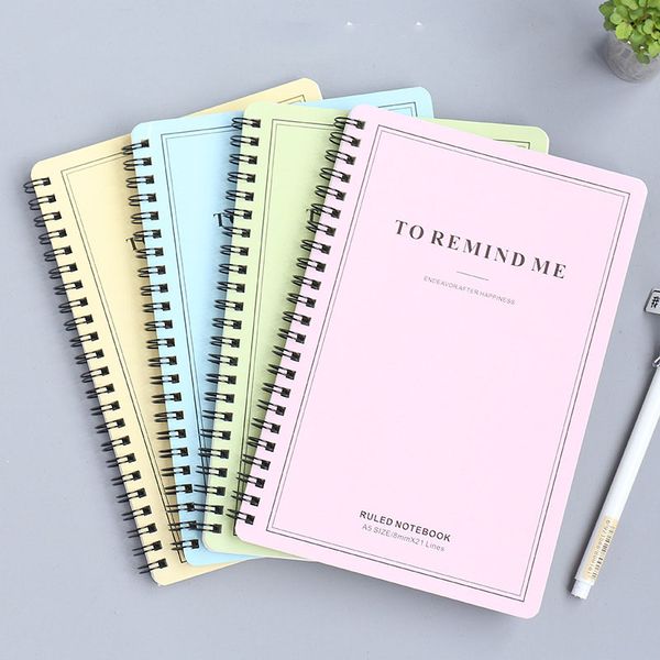 new creative candy a5 coil notebook notebook student business office stationery diary office book office supplies, Purple;pink
new creative candy a5 coil notebook notebook student business office stationery diary office book office supplies, Purple;pink