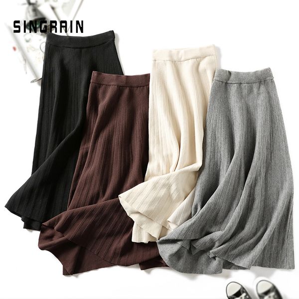 singrain women knitted long skirt winter warm sweater stripe a-line maxi skirts midi knit female bottoms swing skirt autumn, Black;gray
singrain women knitted long skirt winter warm sweater stripe a-line maxi skirts midi knit female bottoms swing skirt autumn, Black;gray