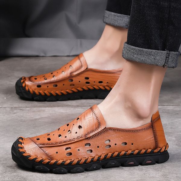 breathable casual leather men shoes spring summer light beach leisure footwear big size 38-46 outdoor walking new male zapatos, Black
breathable casual leather men shoes spring summer light beach leisure footwear big size 38-46 outdoor walking new male zapatos, Black