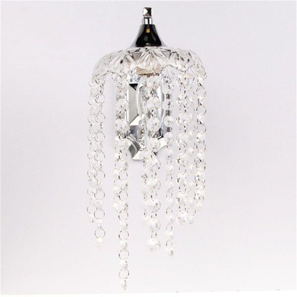 beautiful romantic crystal droplets single wall light with switch indoor chrome sconce lighting
beautiful romantic crystal droplets single wall light with switch indoor chrome sconce lighting