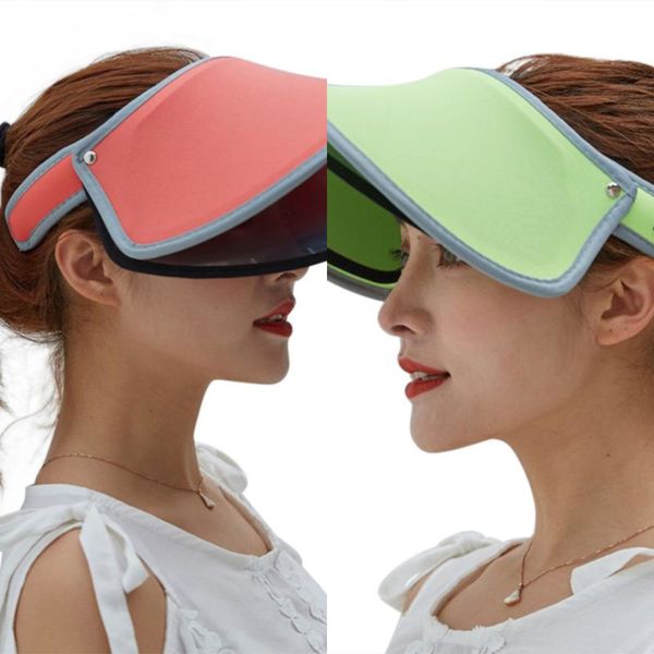 newly women summer sun protective hats double layer transparent empty sunshade hat, Blue;gray
newly women summer sun protective hats double layer transparent empty sunshade hat, Blue;gray