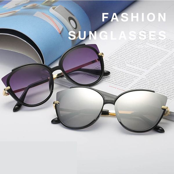 2019 cat eye female sunglasses lady sunglasses glasses reflective fashion luxury designer cat eye girl, White;black
2019 cat eye female sunglasses lady sunglasses glasses reflective fashion luxury designer cat eye girl, White;black