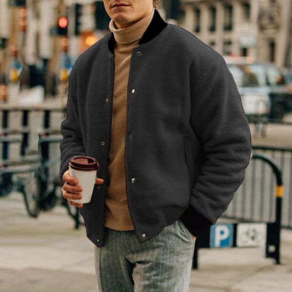 men fashion casual slim jacket warm autumn winter baseball coat outwear overcoat, Black;brown
men fashion casual slim jacket warm autumn winter baseball coat outwear overcoat, Black;brown
