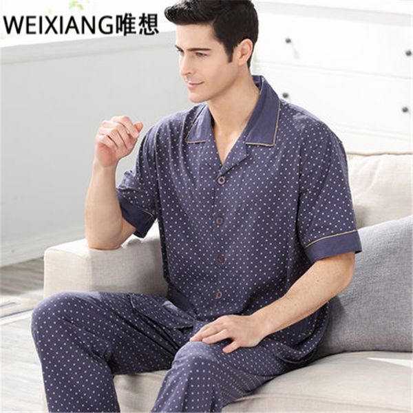 summer men pajama sets cotton pajamas geometric short sleeve sleepwear turn-down collar sleep lounge casual pyjamas plus size, Black;brown
summer men pajama sets cotton pajamas geometric short sleeve sleepwear turn-down collar sleep lounge casual pyjamas plus size, Black;brown