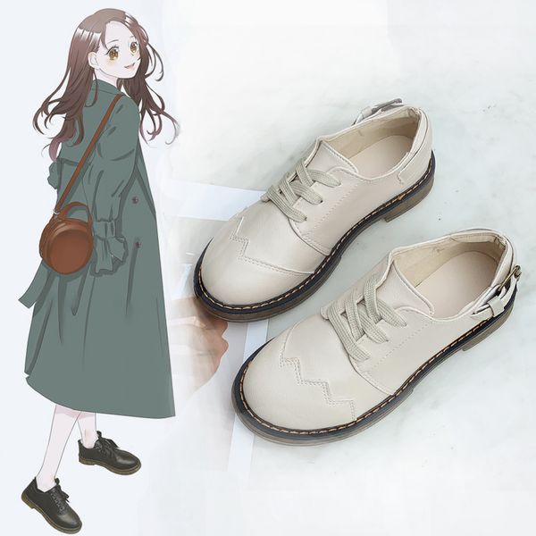 japanese small leather shoes british style casual single shoe student college style harajuku brock shoes oxford sole flats, Black
japanese small leather shoes british style casual single shoe student college style harajuku brock shoes oxford sole flats, Black
