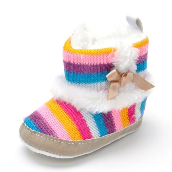 New Winter Baby Girl Cotton Boots Rainbow Cotton Thread Braided Plush Insulated Inner Slip-Resistant Cotton Baby Boots
New Winter Baby Girl Cotton Boots Rainbow Cotton Thread Braided Plush Insulated Inner Slip-Resistant Cotton Baby Boots