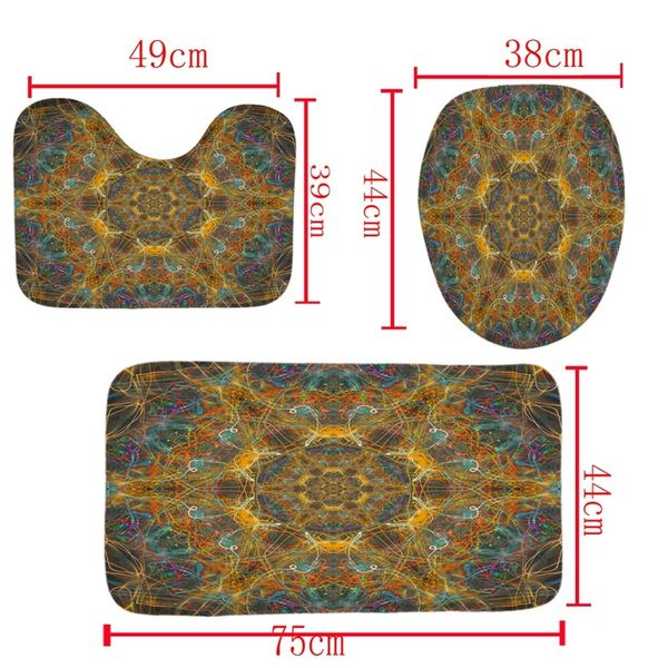new 4pcs home bathroom decor set yellow mandala pattern toilet seat cover bath mat set+ waterproof shower curtain bathroom sinks
new 4pcs home bathroom decor set yellow mandala pattern toilet seat cover bath mat set+ waterproof shower curtain bathroom sinks