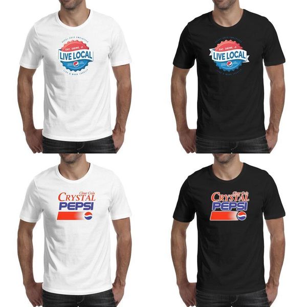 mens pepsi live local logo fashion t shirt design band cotton shirts printed short sleeve tees original logo of greenville cola caps, White;black
mens pepsi live local logo fashion t shirt design band cotton shirts printed short sleeve tees original logo of greenville cola caps, White;black