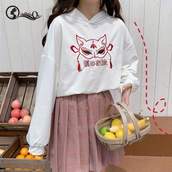 women harajuku hooded autumn new embroidery cartoon hoodies japanese style loose casual long-sleeved hooded pullover, Black
women harajuku hooded autumn new embroidery cartoon hoodies japanese style loose casual long-sleeved hooded pullover, Black