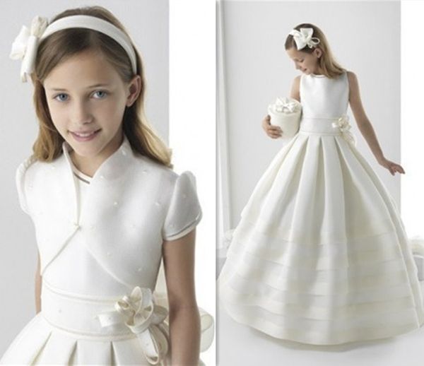white/ivory girls first holy communion dresses elegant flower girl dress fashion ritzee girl pageant dresses vestido de daminha, Red;yellow
white/ivory girls first holy communion dresses elegant flower girl dress fashion ritzee girl pageant dresses vestido de daminha, Red;yellow