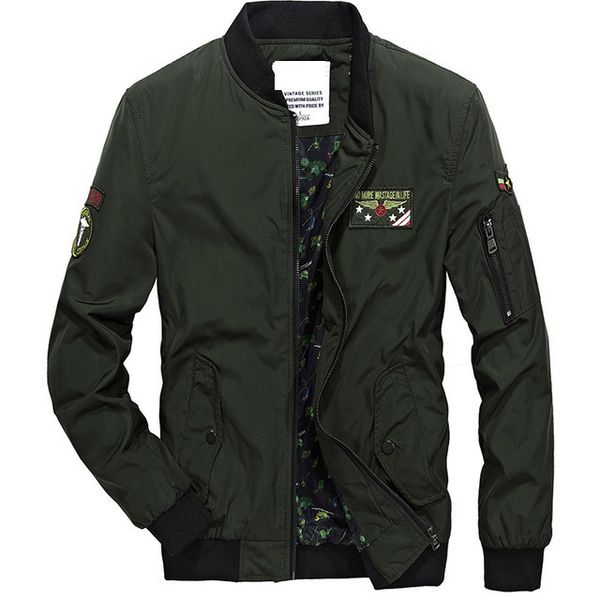 man loose coat ma1 flight jacket male autumn youth stand lead baseball serve clothes 6828, Black;brown
man loose coat ma1 flight jacket male autumn youth stand lead baseball serve clothes 6828, Black;brown