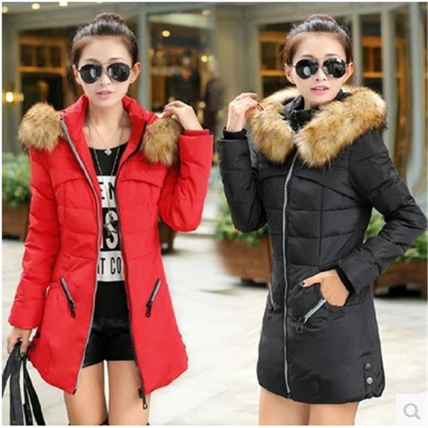 2017 winter women down coats female long hooded parka jacket thick cotton padded outwear fashion black red army green coats
2017 winter women down coats female long hooded parka jacket thick cotton padded outwear fashion black red army green coats