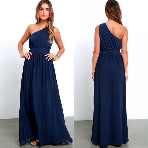 2019 elegant dark navy one shoulder chiffon long bridesmaid dresses ruched floor length wedding guest maid of honor dresses bm0241, White;pink
2019 elegant dark navy one shoulder chiffon long bridesmaid dresses ruched floor length wedding guest maid of honor dresses bm0241, White;pink