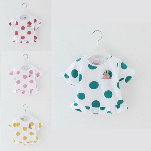 US Newborn Baby Girl Clothes Polka Dot T-shirt Cotton Ruffle Summer Outfits Clothes Tops 0-3Y
US Newborn Baby Girl Clothes Polka Dot T-shirt Cotton Ruffle Summer Outfits Clothes Tops 0-3Y