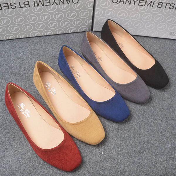 2020 solid square toe shallow flock ballet flats wowen ballerina shoes woman soft bottom slip on moccasins femme large size42/44, Black
2020 solid square toe shallow flock ballet flats wowen ballerina shoes woman soft bottom slip on moccasins femme large size42/44, Black