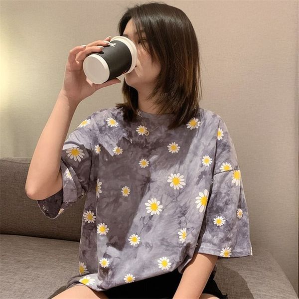 women girls t-shirt female black summer sweety female flower printed loose shirts new version holiday tshirts, White
women girls t-shirt female black summer sweety female flower printed loose shirts new version holiday tshirts, White