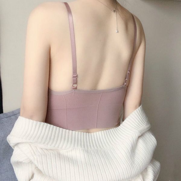 women crop tube female fashion sleeveless camis seamless slimming lingerie tee bra crop vest bandeau tank s30, Black;white
women crop tube female fashion sleeveless camis seamless slimming lingerie tee bra crop vest bandeau tank s30, Black;white