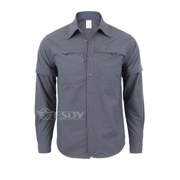 outdoor quick dry men's hiking shirts breathable long sleeve fishing trekking camping shirts male removable sleeve, Gray;blue
outdoor quick dry men's hiking shirts breathable long sleeve fishing trekking camping shirts male removable sleeve, Gray;blue