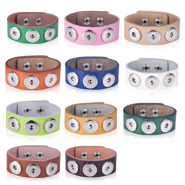 18mm snap button jewelry three buckles alloy charms craft snaps wrap bracelets & bangles leather adjust 11 colors choice, Golden;silver
18mm snap button jewelry three buckles alloy charms craft snaps wrap bracelets & bangles leather adjust 11 colors choice, Golden;silver