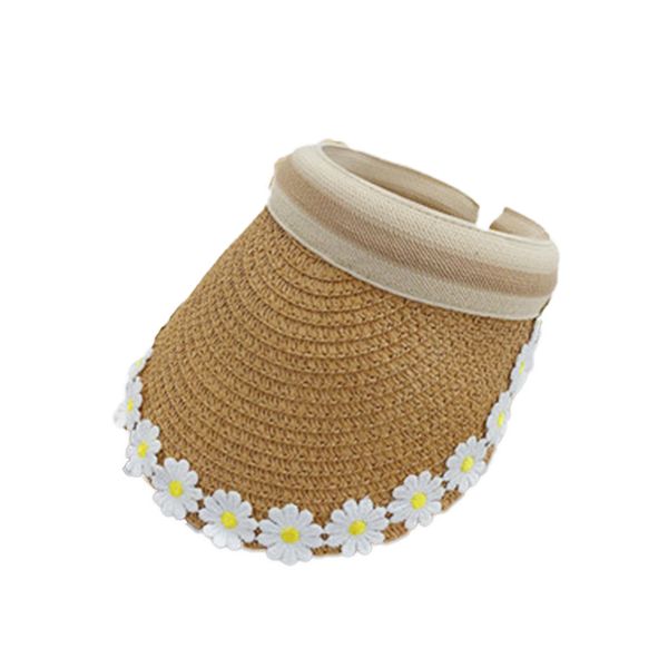 maershei summer child visor cap girls flowers empty straw hat korean kids casual shade sunscreen beach sun hat, Blue;gray
maershei summer child visor cap girls flowers empty straw hat korean kids casual shade sunscreen beach sun hat, Blue;gray