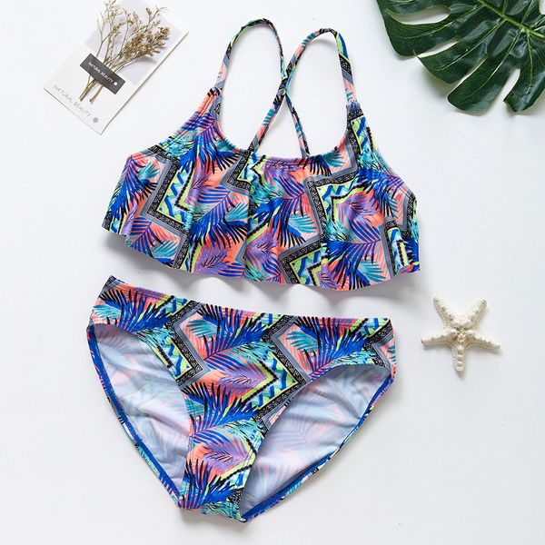 2019 new girls swimwear two piece swimwear ruffle style girls swimsuit 5-14y kids biquini set tankini kids beachwear-9007
2019 new girls swimwear two piece swimwear ruffle style girls swimsuit 5-14y kids biquini set tankini kids beachwear-9007