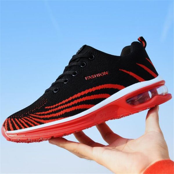 autumn new men's shoes breathable flying woven cushion sneakers men's wild casual men's shoes zapatos de hombre, Black
autumn new men's shoes breathable flying woven cushion sneakers men's wild casual men's shoes zapatos de hombre, Black