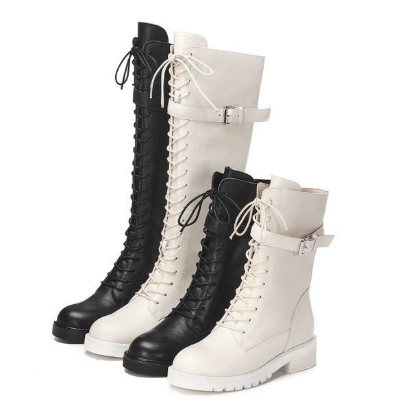 fashion design new winter women knee boot genuine leather with buckle woman boot two kinds of styles us size 4.5- m320, Black
fashion design new winter women knee boot genuine leather with buckle woman boot two kinds of styles us size 4.5- m320, Black