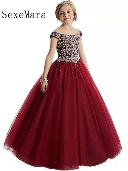 custom made luxury flower girls dresses crystal beading scalloped neck puffy tulle girls pageant dresses birthday party, Red;yellow
custom made luxury flower girls dresses crystal beading scalloped neck puffy tulle girls pageant dresses birthday party, Red;yellow