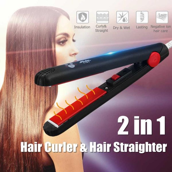 220v mini ceramic electronic hair straightener curling iron chapinha straightening corrugated irons hair crimper styling tools, Black
220v mini ceramic electronic hair straightener curling iron chapinha straightening corrugated irons hair crimper styling tools, Black