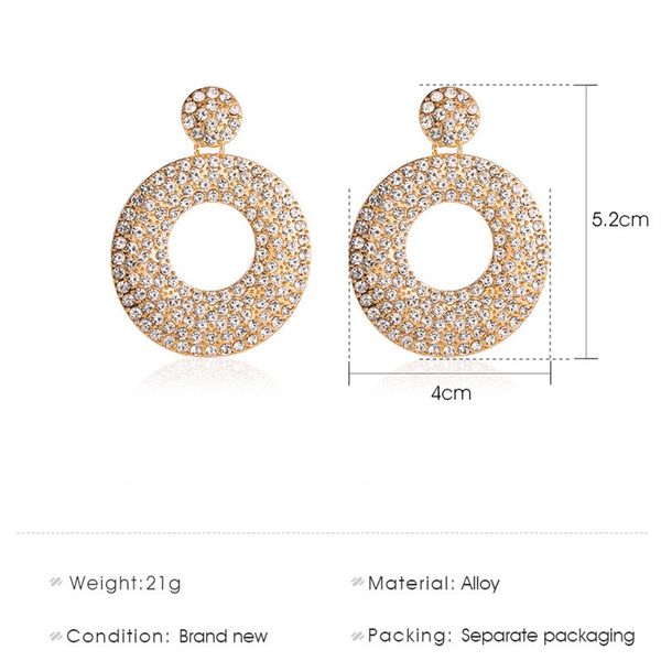 10pcs/lot new arrive western style round earrings retro hollow out full diamond ear drop for women party gift geometric dangle earring, Silver
10pcs/lot new arrive western style round earrings retro hollow out full diamond ear drop for women party gift geometric dangle earring, Silver