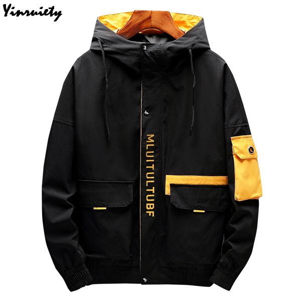 autumn men's streetwear jacket hooded black gray yellow bomber jacket letter print plus size hip hop fashion windbreaker, Black;brown
autumn men's streetwear jacket hooded black gray yellow bomber jacket letter print plus size hip hop fashion windbreaker, Black;brown