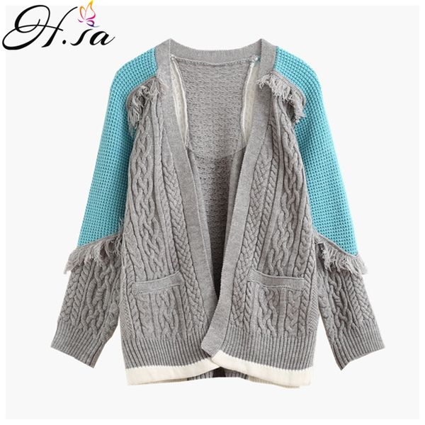 h.sa women knitted cardigans long sweaters cardigans casual preppy style thick tassel sweaters jumpers women knitting jackets, White
h.sa women knitted cardigans long sweaters cardigans casual preppy style thick tassel sweaters jumpers women knitting jackets, White
