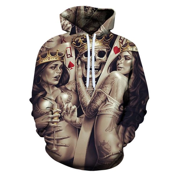 men's hoodies & sweatshirts fashion skull poker 3d men women hoodie casual brand drop ship male jackets novelty steetwear hip hop, Black
men's hoodies & sweatshirts fashion skull poker 3d men women hoodie casual brand drop ship male jackets novelty steetwear hip hop, Black