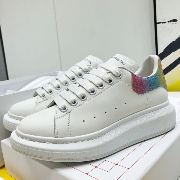 platform men's and women's shoes wild vintage luxury white shoes star thick bottom leather reflective sneakers 08, Black
platform men's and women's shoes wild vintage luxury white shoes star thick bottom leather reflective sneakers 08, Black