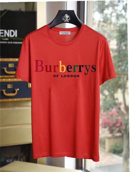 summer 2019 r men's brand short sleeve t-shirt letter printed cotton v-neck t-shirt fashion leisure t-shirt runway g, White;black 
summer 2019 r men's brand short sleeve t-shirt letter printed cotton v-neck t-shirt fashion leisure t-shirt runway g, White;black