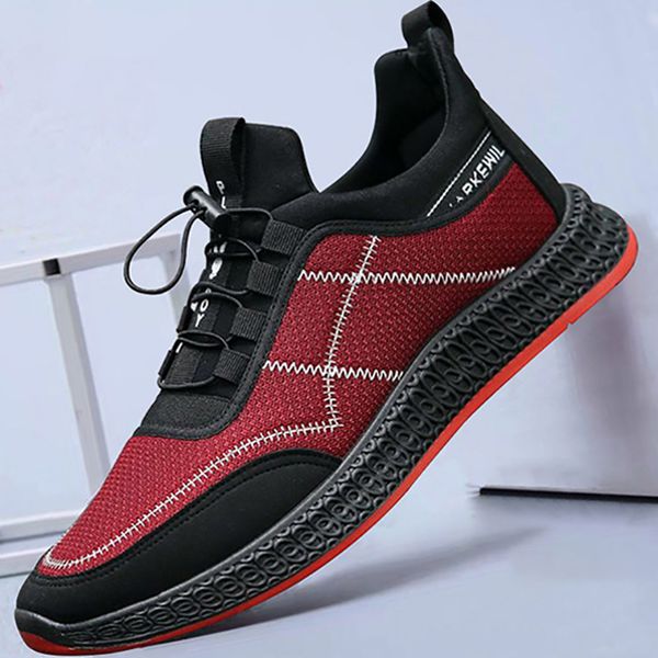 2019 men sneakers lace up men casual shoes fashion sneakers shoes breathable walking slip-on male trainers, Black
2019 men sneakers lace up men casual shoes fashion sneakers shoes breathable walking slip-on male trainers, Black