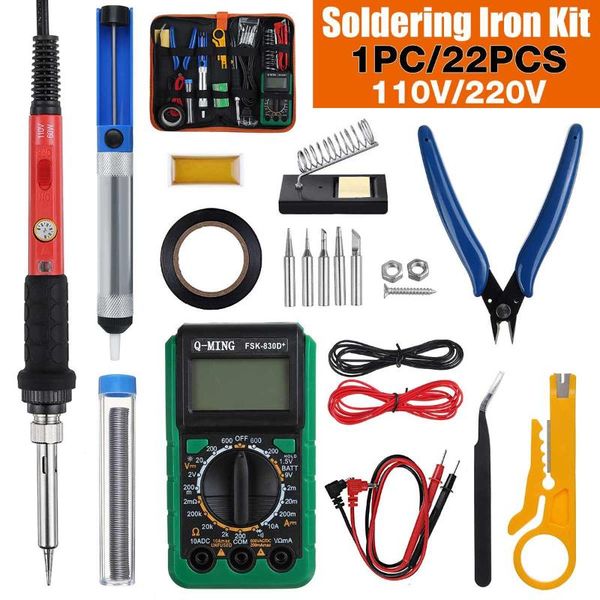 110v 220v 60w electric soldering iron kit adjustable temperature digital multimeter wood burning pen wire stripper welding tools
110v 220v 60w electric soldering iron kit adjustable temperature digital multimeter wood burning pen wire stripper welding tools