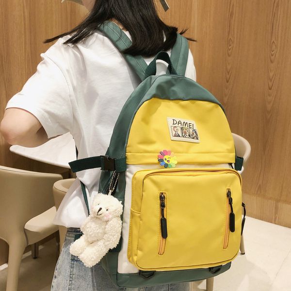 dcimor waterproof nylon panelled women backpack female vertical zipper schoolbag for teenage girls travel mochilas
dcimor waterproof nylon panelled women backpack female vertical zipper schoolbag for teenage girls travel mochilas
