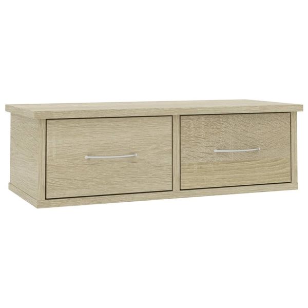 sonoma oak drawer wall shelf 60x26x18.5 cm chipboard living room furniture
sonoma oak drawer wall shelf 60x26x18.5 cm chipboard living room furniture