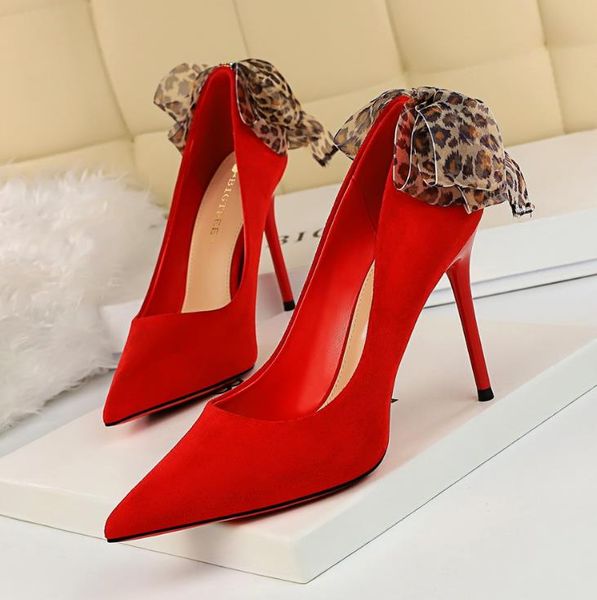 slim high heel women's shoes with stiletto high heel bow suede shallow mouth pointed shoe, Black
slim high heel women's shoes with stiletto high heel bow suede shallow mouth pointed shoe, Black