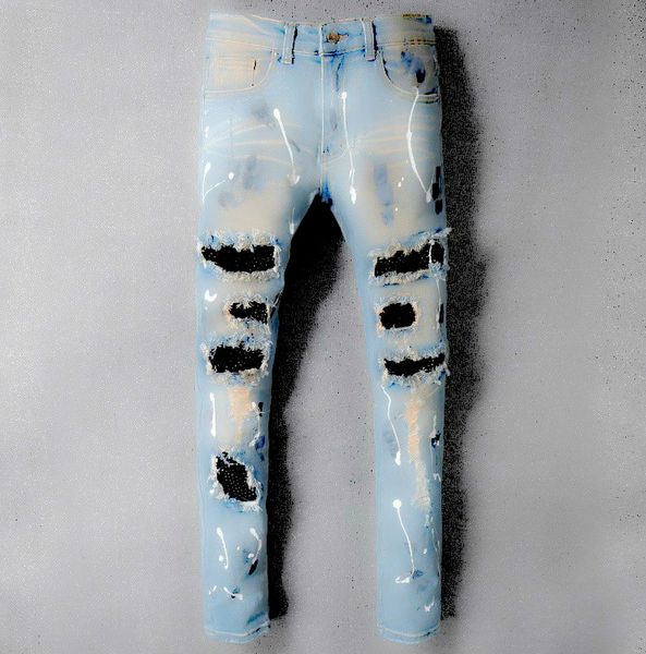 mens distressed ripped skinny fashion designer shorts slim motorcycle moto biker causal arn3 mens denim pants hip hop jeans hole designer, Blue
mens distressed ripped skinny fashion designer shorts slim motorcycle moto biker causal arn3 mens denim pants hip hop jeans hole designer, Blue