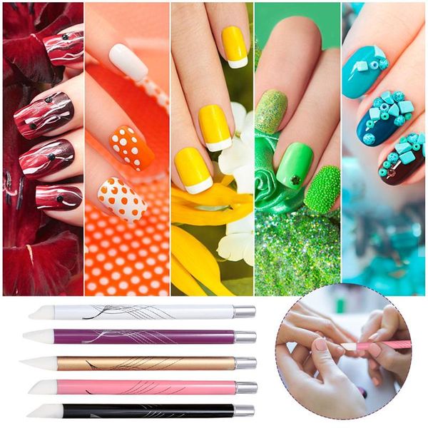 5pcs nail art dotting pen manicure brush silicone nail pen painting tools diy painting ladynails tools art accessories, Silver
5pcs nail art dotting pen manicure brush silicone nail pen painting tools diy painting ladynails tools art accessories, Silver