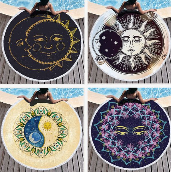 the latest models 150x150cm, 11 styles of the most fashionable round printed beach towel wall blanket microfiber feel soft can be customized
the latest models 150x150cm, 11 styles of the most fashionable round printed beach towel wall blanket microfiber feel soft can be customized