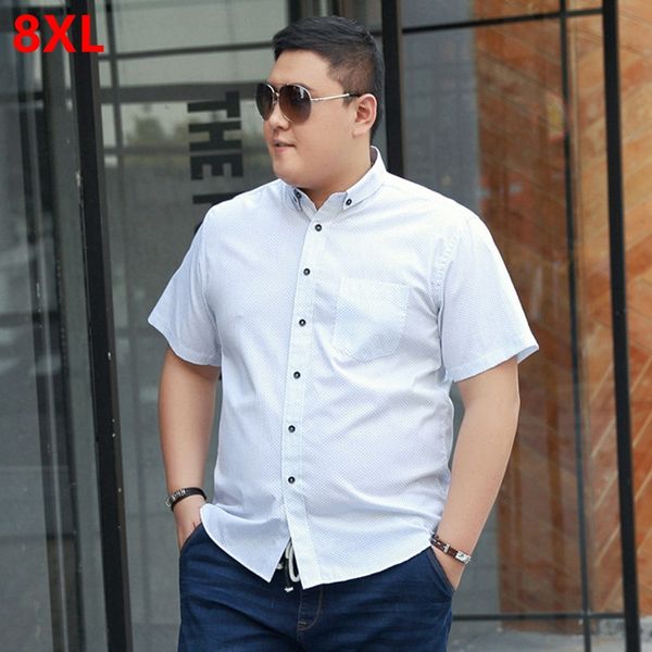 summer new fat short-sleeved shirt men business casual large size shirt thin polka dot white 8xl 7xl 6xl 5xl 3xl 4xl, White;black
summer new fat short-sleeved shirt men business casual large size shirt thin polka dot white 8xl 7xl 6xl 5xl 3xl 4xl, White;black