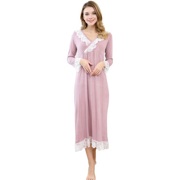 spring autumn women nightgown long sleeve cotton nightwear lace home dressing gown sweet nightdress nightwear -xxl, Black;red
spring autumn women nightgown long sleeve cotton nightwear lace home dressing gown sweet nightdress nightwear -xxl, Black;red