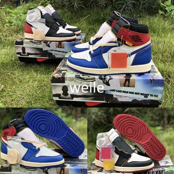 union x 1 high og nrg la storm blue-varsity red blue black toe mens basketball shoes 1s sports sneakers trainers with original box, White;red
union x 1 high og nrg la storm blue-varsity red blue black toe mens basketball shoes 1s sports sneakers trainers with original box, White;red