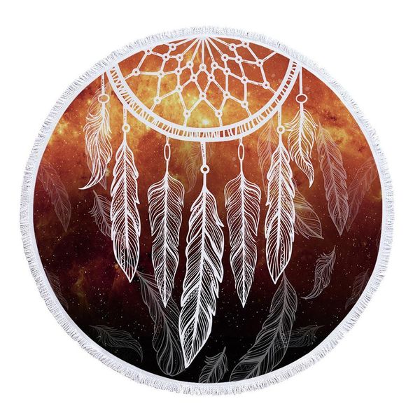 dreamcatcher round with tassel microfiber polyester 150cm/59.1inch beach print as picture towel
dreamcatcher round with tassel microfiber polyester 150cm/59.1inch beach print as picture towel