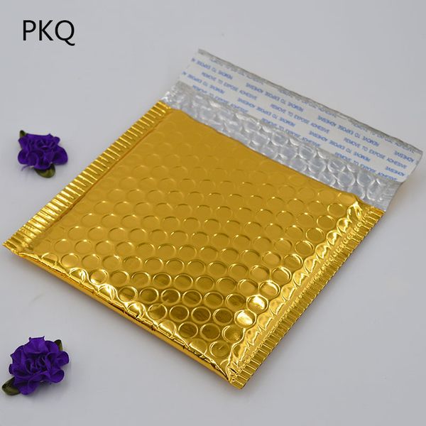 50pcs gold/silver/black aluminum padded shipping envelope metallic bubble mailer aluminum foil gift bag packing wrap bag 15*13cm
50pcs gold/silver/black aluminum padded shipping envelope metallic bubble mailer aluminum foil gift bag packing wrap bag 15*13cm